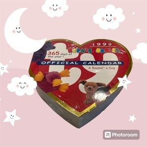 NWOT TY Beanie Babies 1999 Official Calendar-Factory Sealed-365 Days of the Year